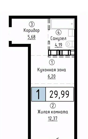 квартира г Хабаровск р-н Индустриальный ул Им Лейтенанта Орлова С.В. фото 1
