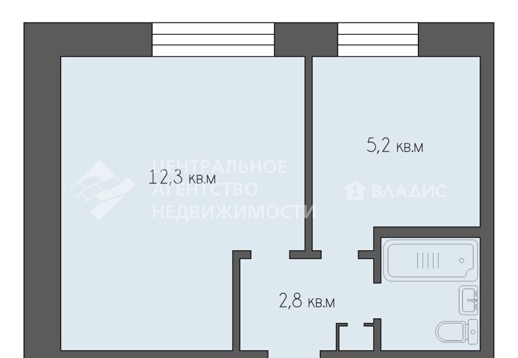 квартира г Рязань р-н Октябрьский ул Пугачева 3 фото 11