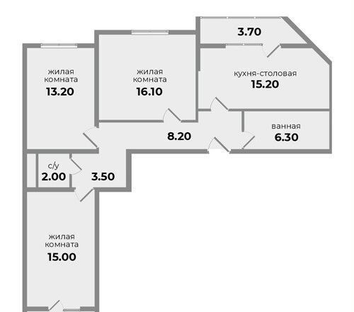 квартира р-н Шпаковский г Михайловск жилой район «Гармония» фото 2
