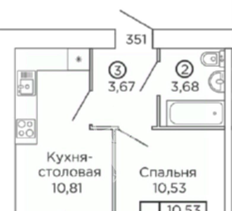 квартира г Рязань р-н Московский ул Княжье Поле 16к/1 фото 1