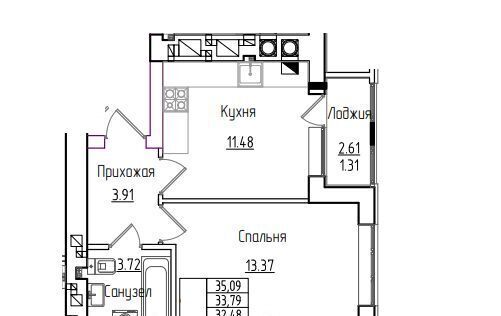 квартира р-н Ленинградский ул Согласия 53б фото