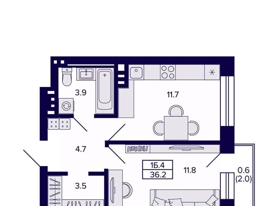 квартира г Новосибирск пер 18-й Бронный 16 Площадь Маркса фото 2
