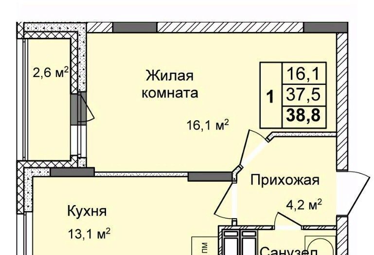 квартира г Нижний Новгород Кооперативный Буревестник Нижний Новгород, кв-л, Дома на Культуре жилой комплекс фото 1