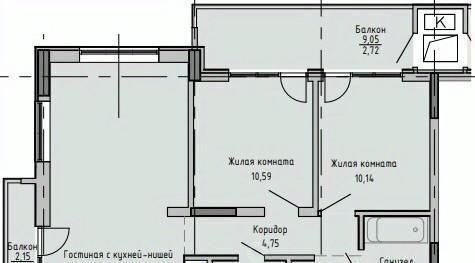 квартира г Евпатория ул им.9-го Мая 39 фото 1