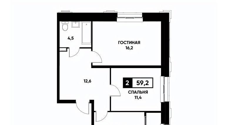 квартира г Ставрополь р-н Промышленный ул Николая Голодникова 9к/1 фото 1