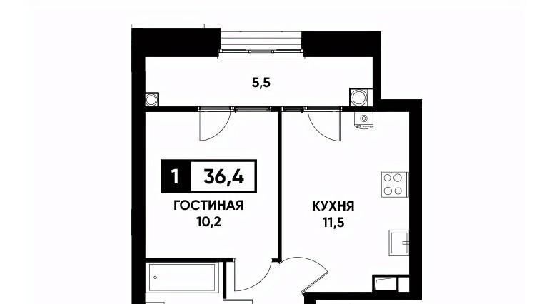 квартира г Ставрополь р-н Промышленный ул Николая Голодникова 9 фото 1