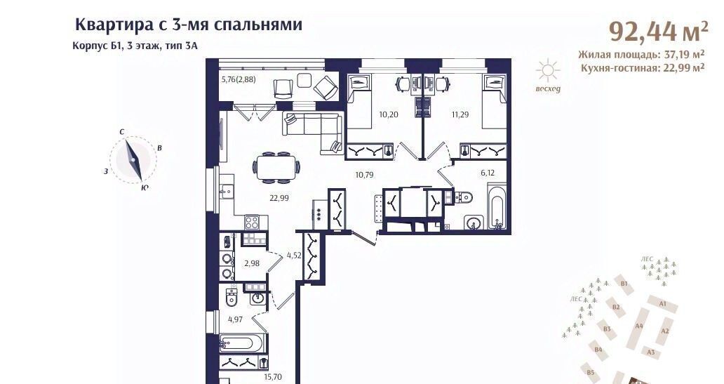 квартира г Зеленогорск Курортный фото 1