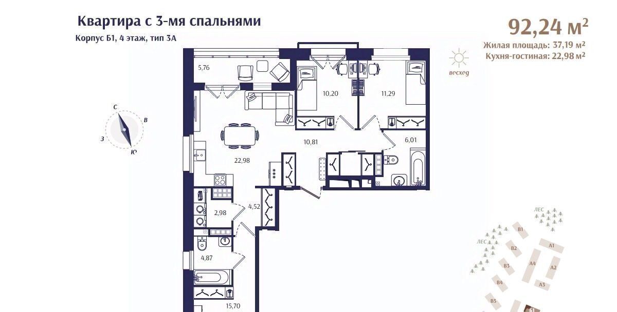 квартира г Зеленогорск Курортный фото 1