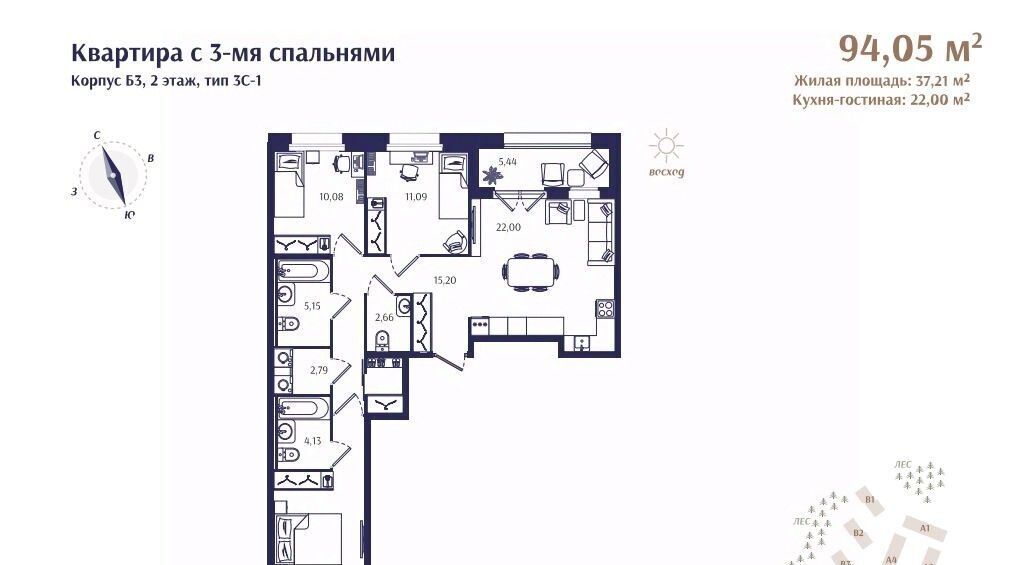 квартира г Зеленогорск Курортный фото 3
