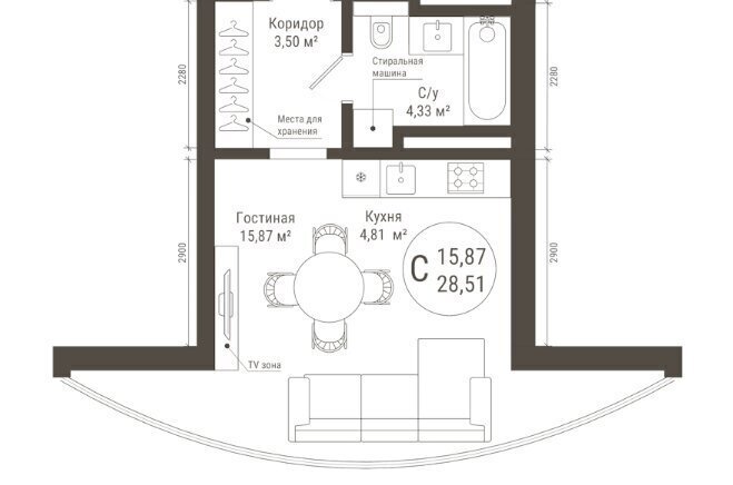 квартира г Уфа р-н Кировский ул Менделеева 137 фото 1