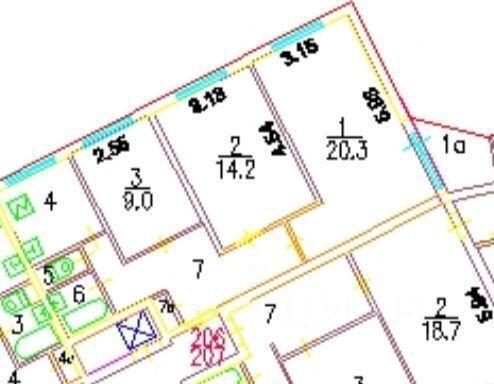 комната г Зеленоград Старое Крюково ЗелАО 9-й микрорайон, к 902, Московская область, г Пушкино, Зеленоград фото 31