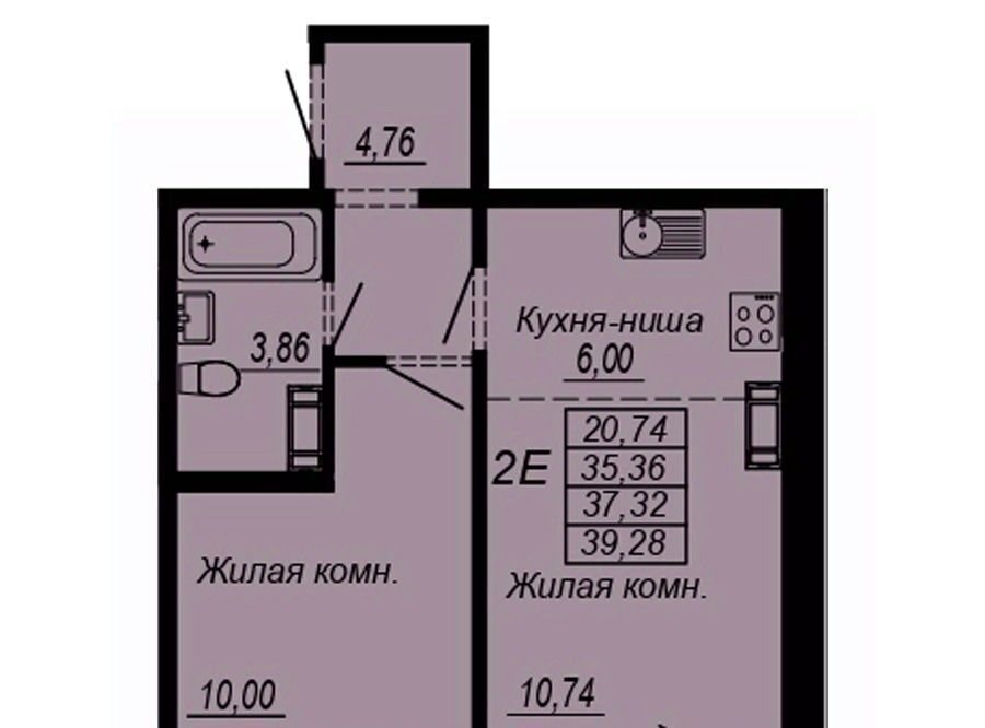 квартира г Хабаровск р-н Индустриальный Южный микрорайон ул Рокоссовского фото 1