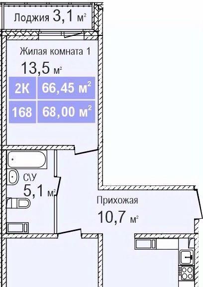 квартира г Нижний Новгород р-н Автозаводский Кировская ЖК «Торпедо» 3 фото 1