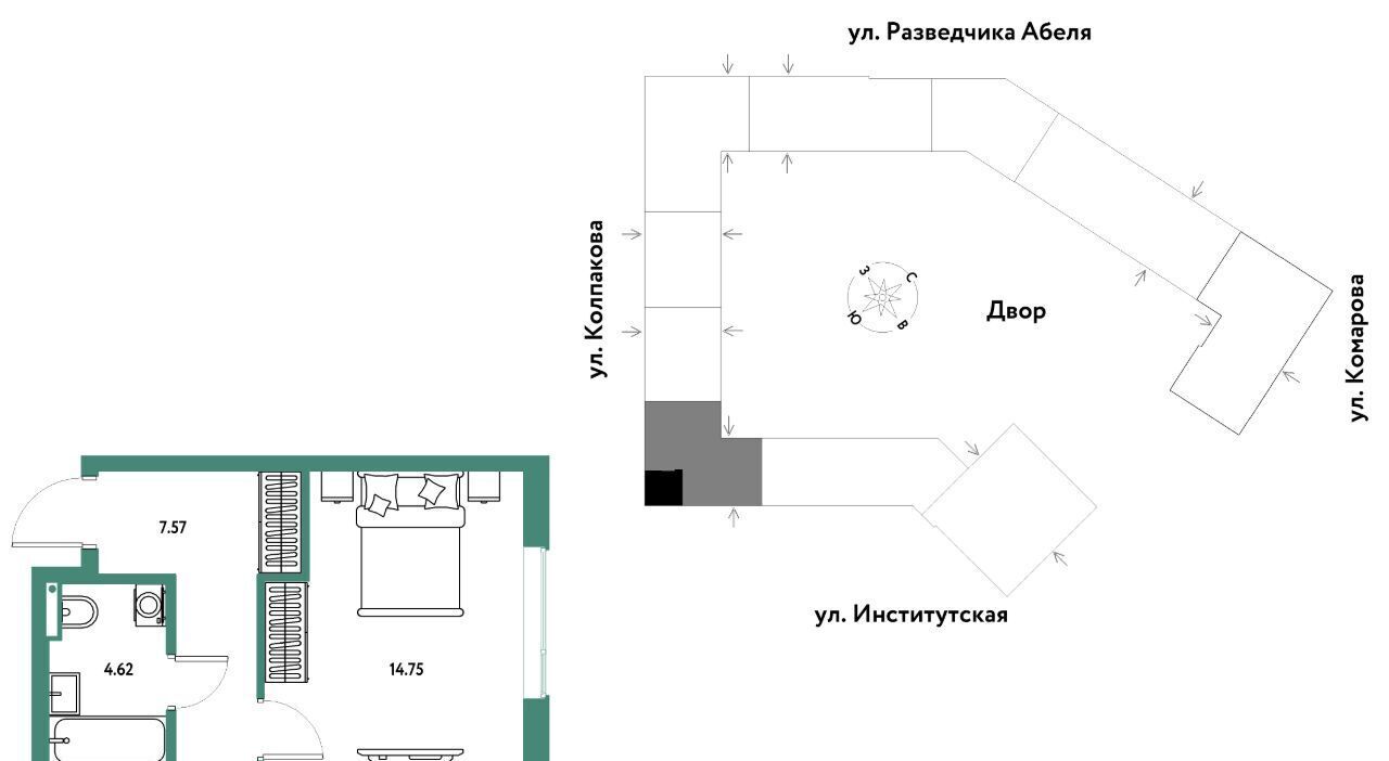 квартира г Мытищи Страна. Парковая жилой комплекс, Медведково фото 1