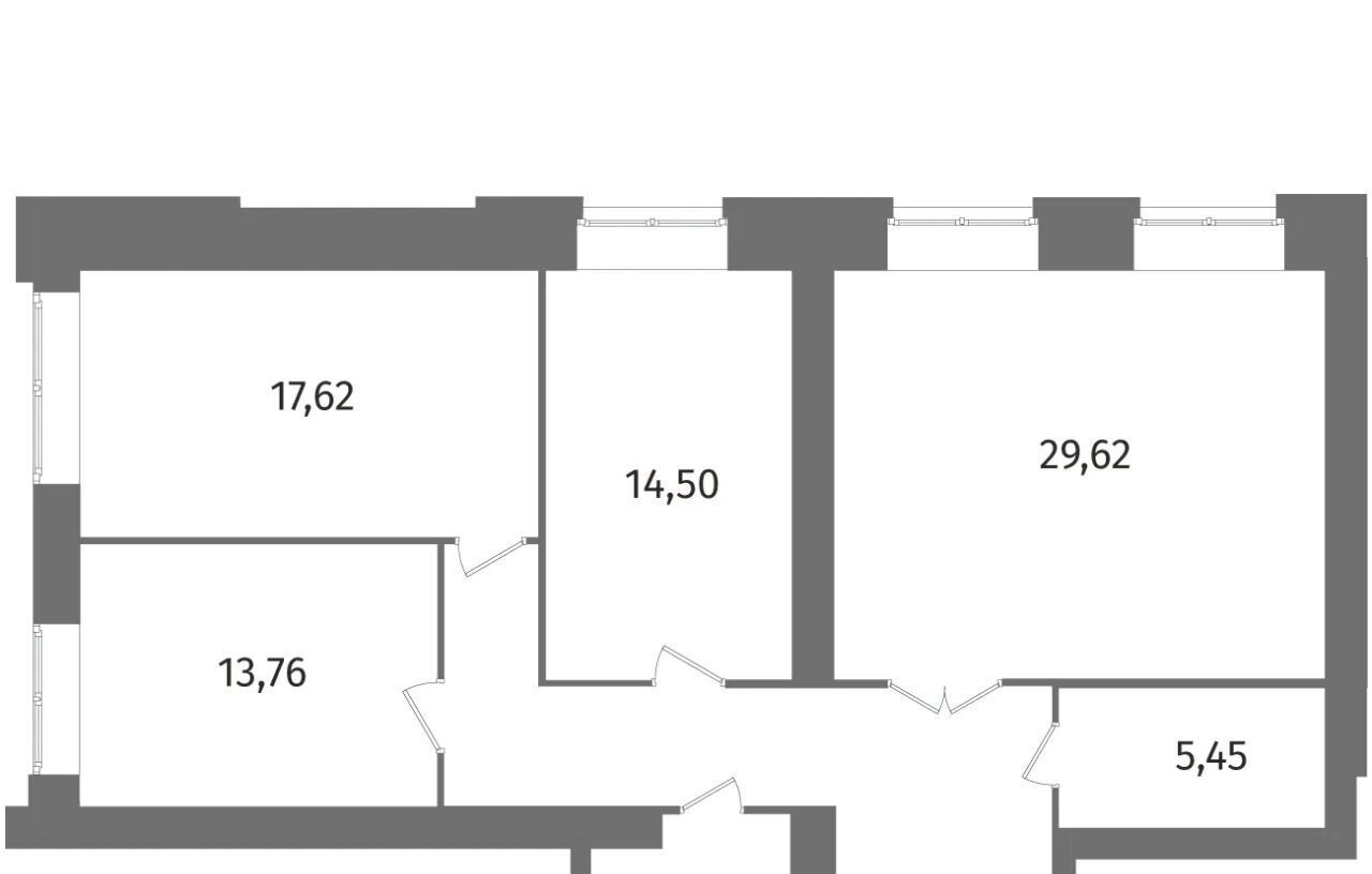 квартира г Санкт-Петербург метро Озерки ул Лиственная 20к/2 фото 1