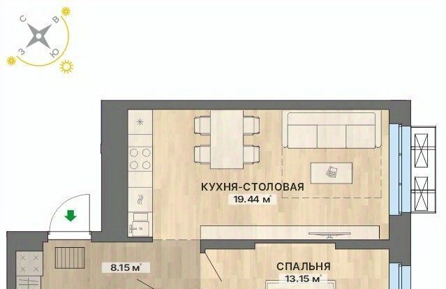 квартира г Екатеринбург Чкаловская ул Академика Парина фото 1