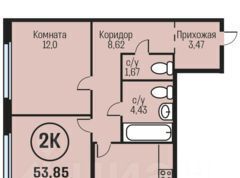 квартира г Барнаул рп Южный тракт Южный 15к/1 фото 1