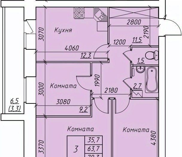 квартира г Вологда Нижний посад фото 1