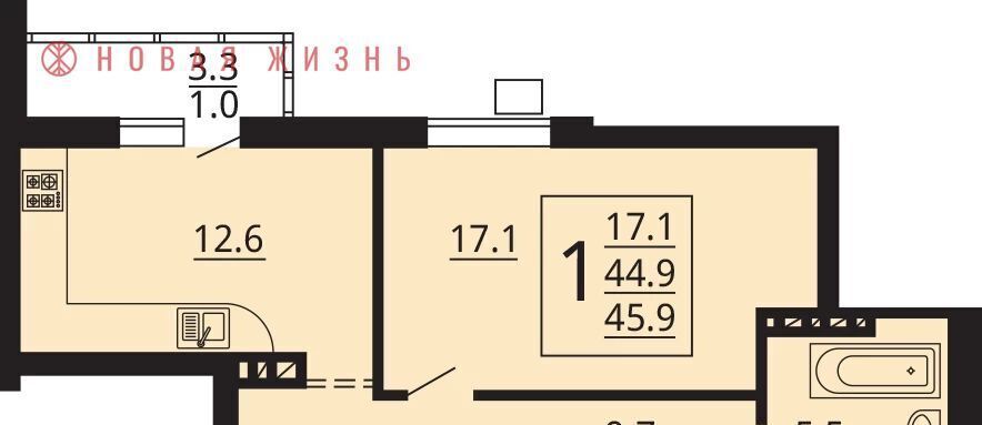 квартира г Самара Безымянка ул Свободы 134 фото 1