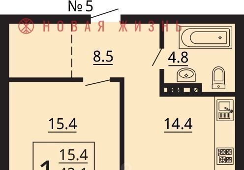 квартира г Самара Безымянка ул Свободы 134 фото 1