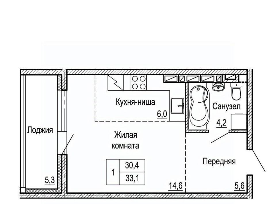 квартира г Владивосток р-н Ленинский ул Ладыгина фото 1