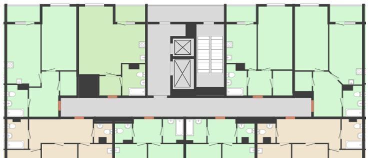 квартира г Воронеж р-н Центральный ул Ломоносова 116/38 фото 2