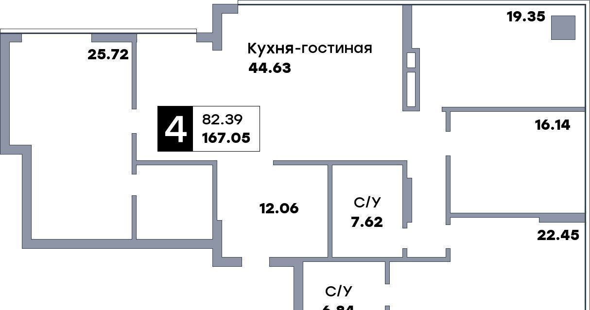 квартира г Самара р-н Октябрьский Российская ул. Мичурина/Челюскинцев, блок-секция 1 фото 1