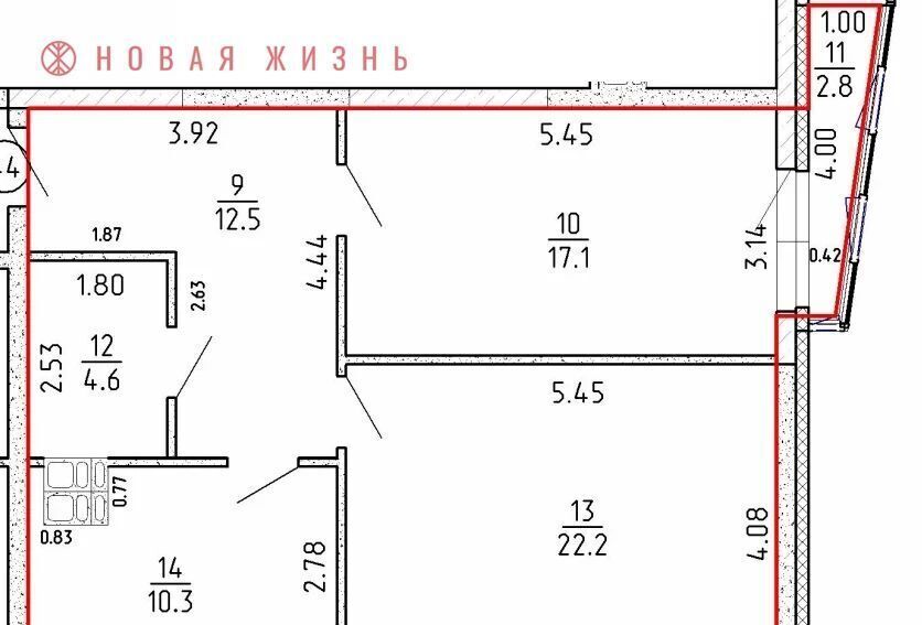 квартира г Самара р-н Железнодорожный проезд 4-й 8а фото 1