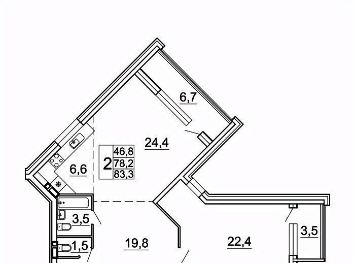 квартира г Владивосток р-н Советский ул Лесная 1в/1 фото 1