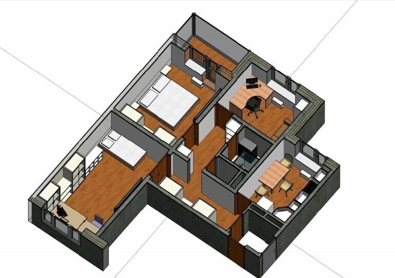 квартира г Курск р-н Центральный ул Кавказская 39 фото 17