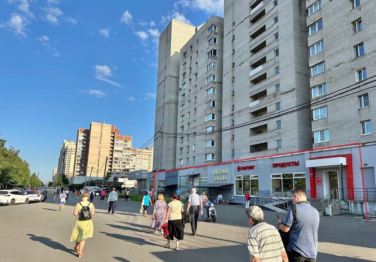 торговое помещение г Санкт-Петербург метро Проспект Просвещения пр-кт Просвещения 21/139 фото 2