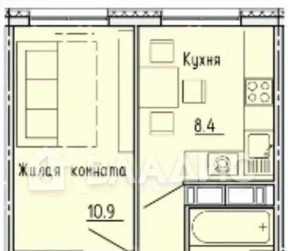 квартира г Пенза р-н Октябрьский ул Яшиной 4 фото 6