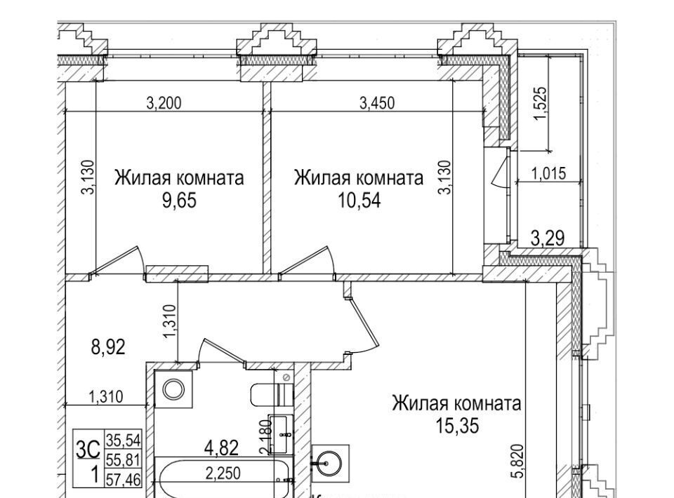 квартира г Новосибирск метро Площадь Гарина-Михайловского р-н Железнодорожный ул Фабричная 65/3 фото 1