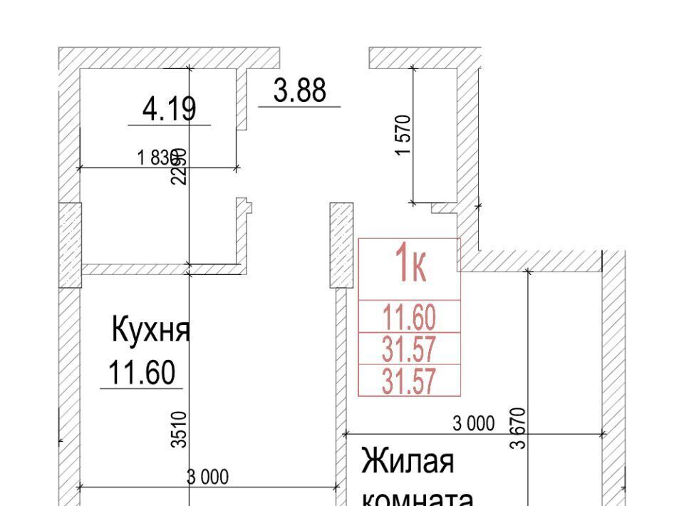 квартира г Новосибирск метро Площадь Гарина-Михайловского р-н Железнодорожный фото 1