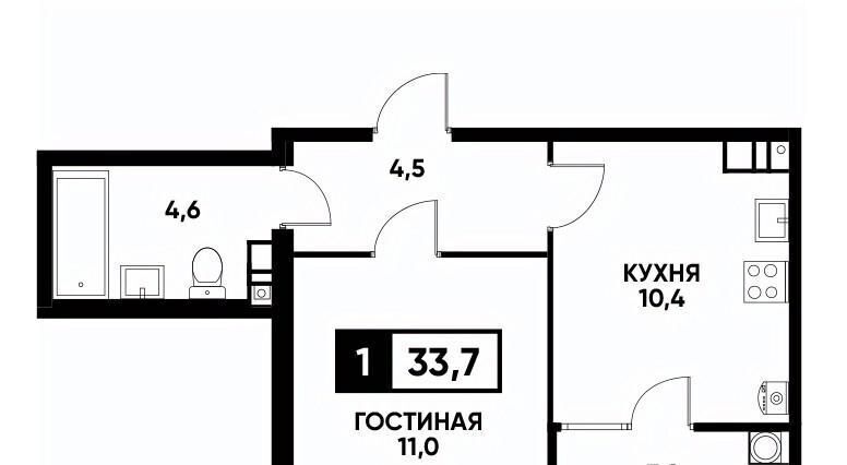 квартира г Ставрополь р-н Промышленный ул Андрея Голуба 12к/1 фото 1