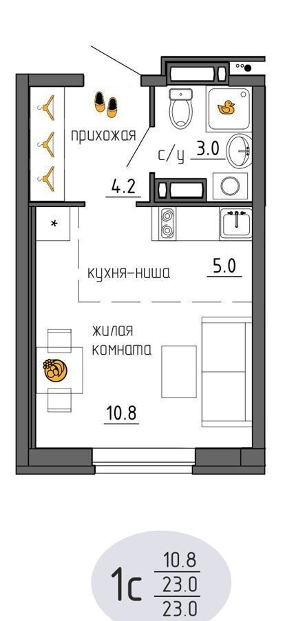 квартира г Пермь р-н Свердловский ул Ижевская 38 ЖК «Утро» фото 2