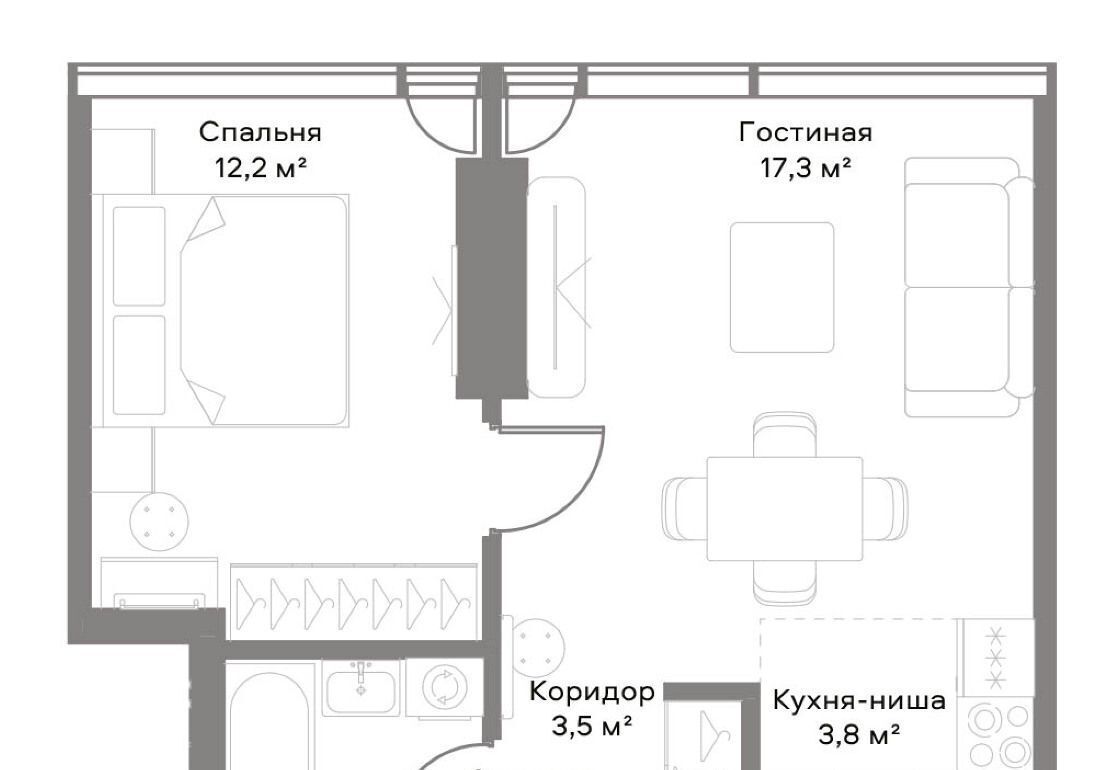 квартира г Москва метро Белорусская пр-кт Ленинградский 8 фото 2