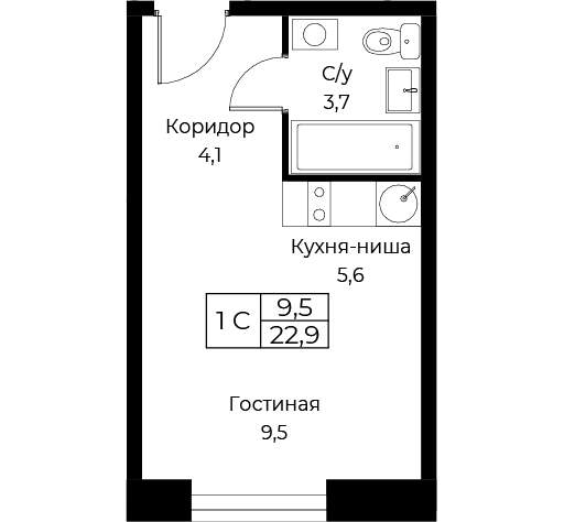 квартира г Москва ЮЗАО Черемушки ул Намёткина 10а/1 Московская область фото 1