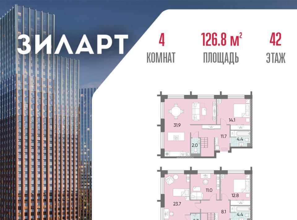 квартира г Москва метро Автозаводская ЖК «ЗИЛАРТ» 21/22 фото 1