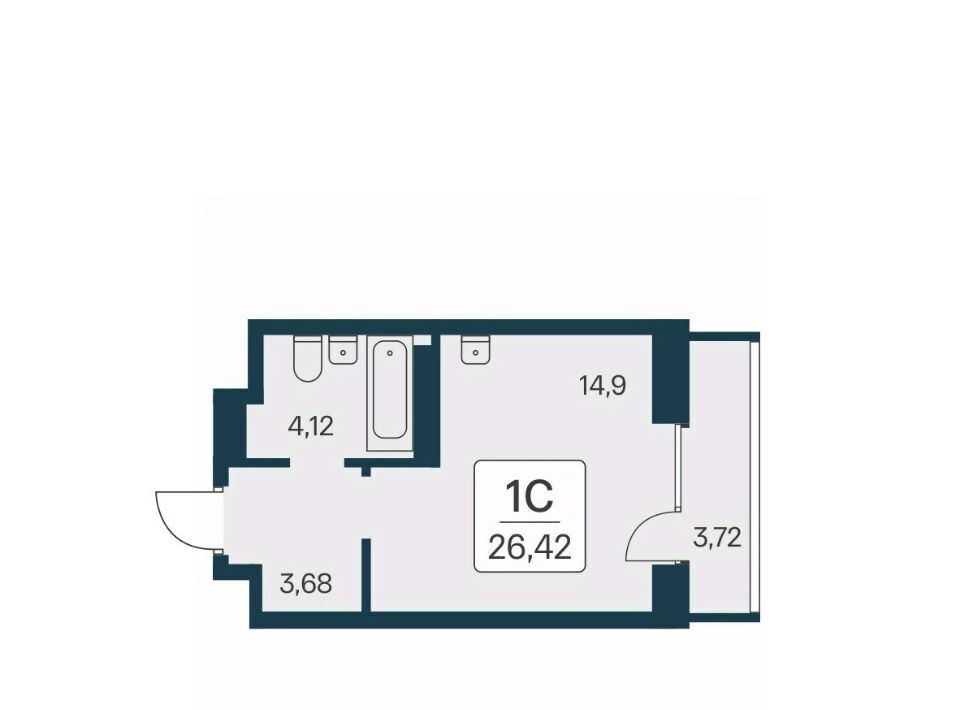 квартира г Новосибирск Заельцовская ул Игарская 19/3 фото 1