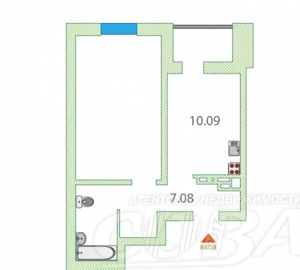 квартира г Сургут р-н Северный жилой тракт Югорский 4 Тюменская обл. фото 2