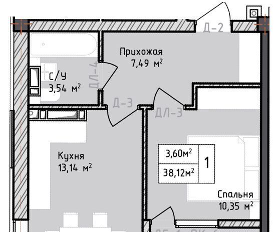 квартира г Дербент ЖК "Маяк" фото 1