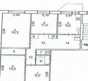 квартира г Нижневартовск проезд Заозерный 10 Тюменская обл. фото 20