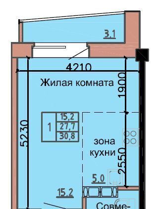 квартира г Абакан ул Ленинского Комсомола 24/2 фото 1