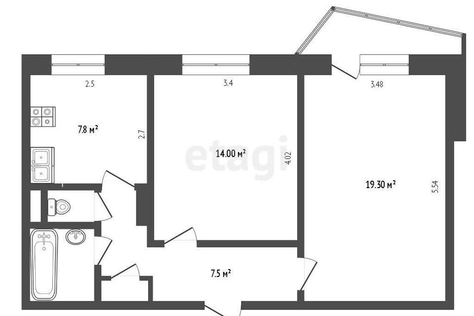 квартира г Омск ул Лукашевича 27 Омский район фото 1