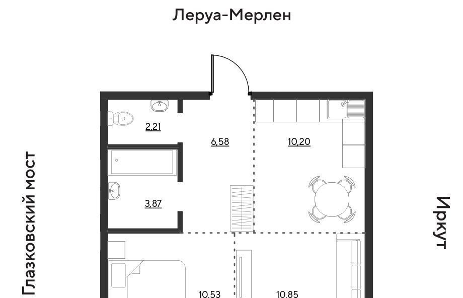 квартира г Иркутск р-н Свердловский ул Набережная Иркута 25 Затон кв-л фото 1