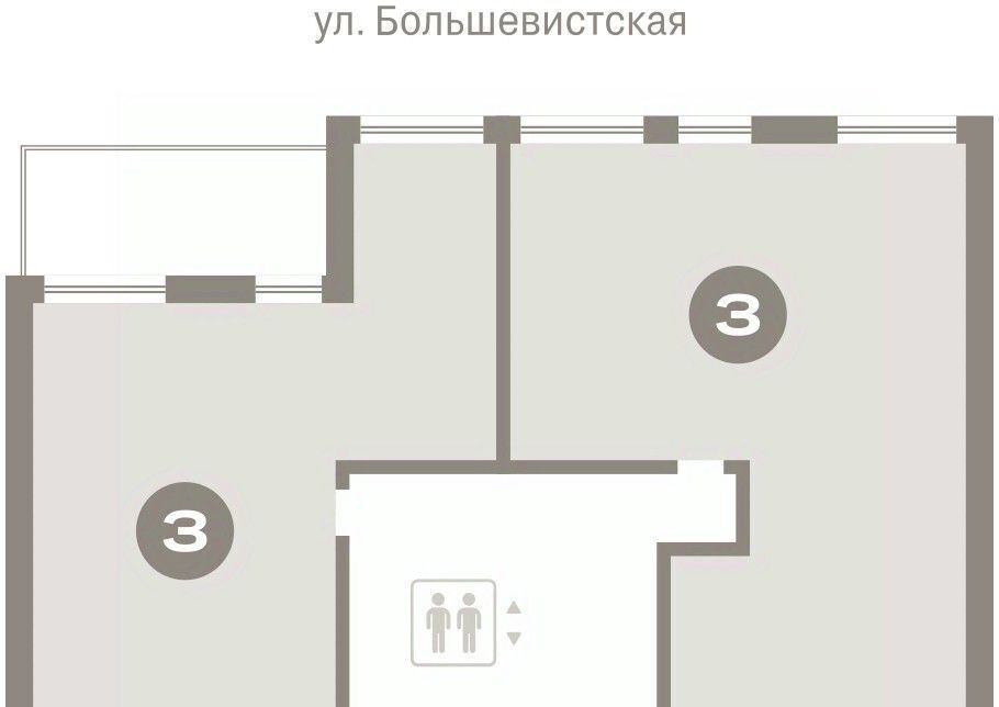 квартира г Новосибирск р-н Октябрьский Европейский Берег мкр фото 2