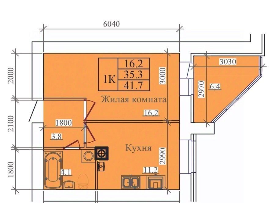 квартира г Иваново р-н Ленинский ул Павла Большевикова 50к/6 фото 1