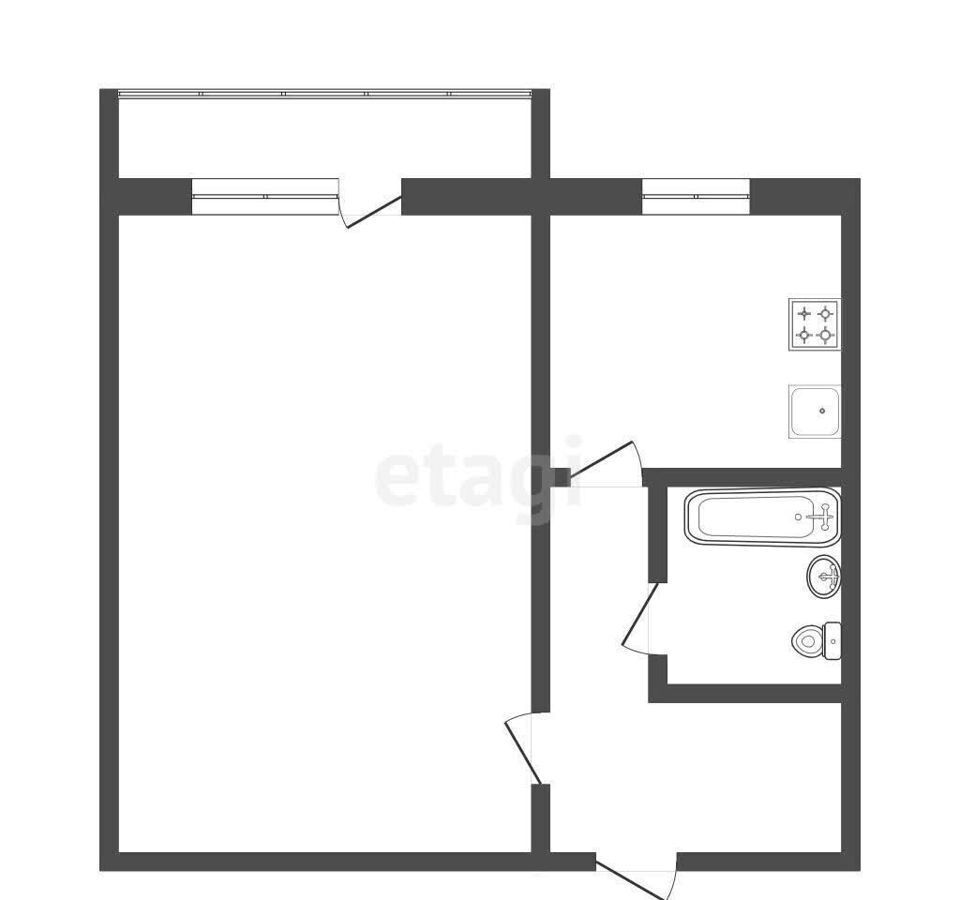квартира г Смоленск р-н Ленинский пер Краснинский 2-й 3 фото 12
