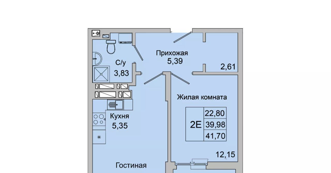 квартира г Батайск ул Булгакова 11 фото 2